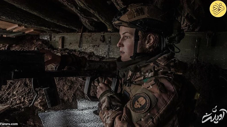 زنان نظامی اوکراینی در خط مقدم جنگ با روسیه/ عکس